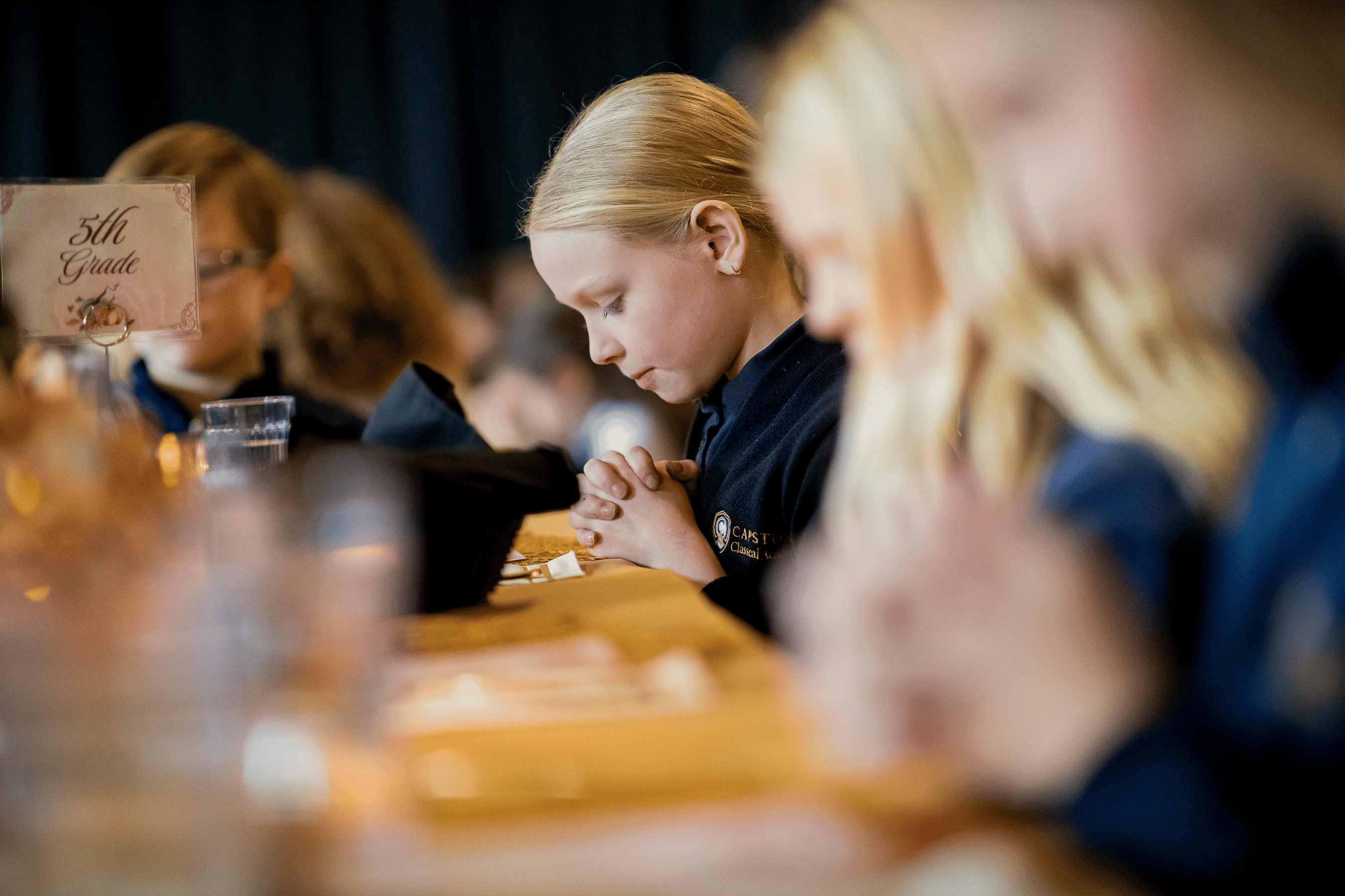 Lower School Girl Praying