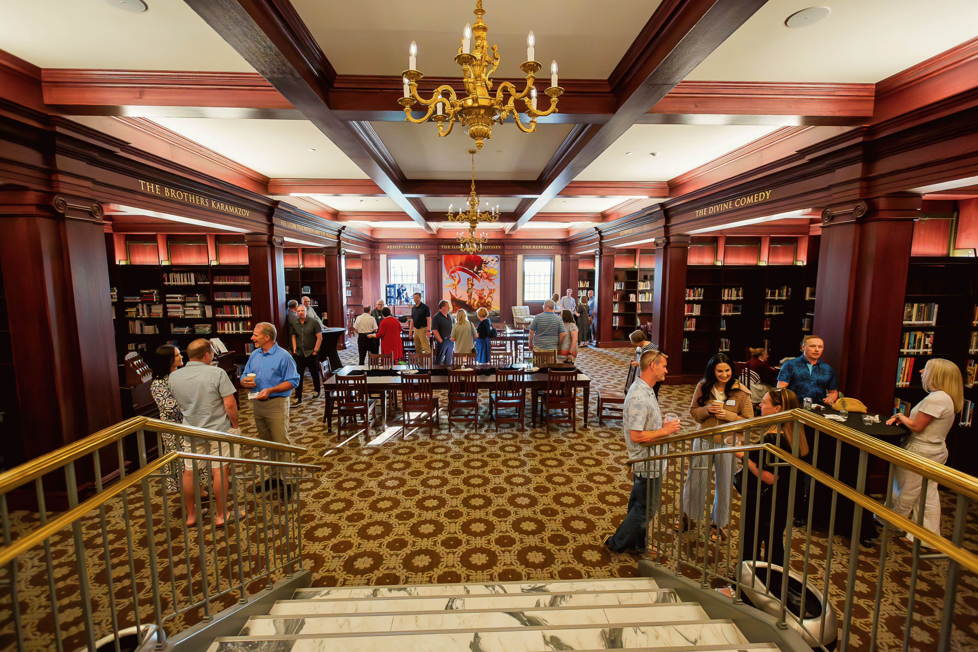 Fisher Farewell in Library