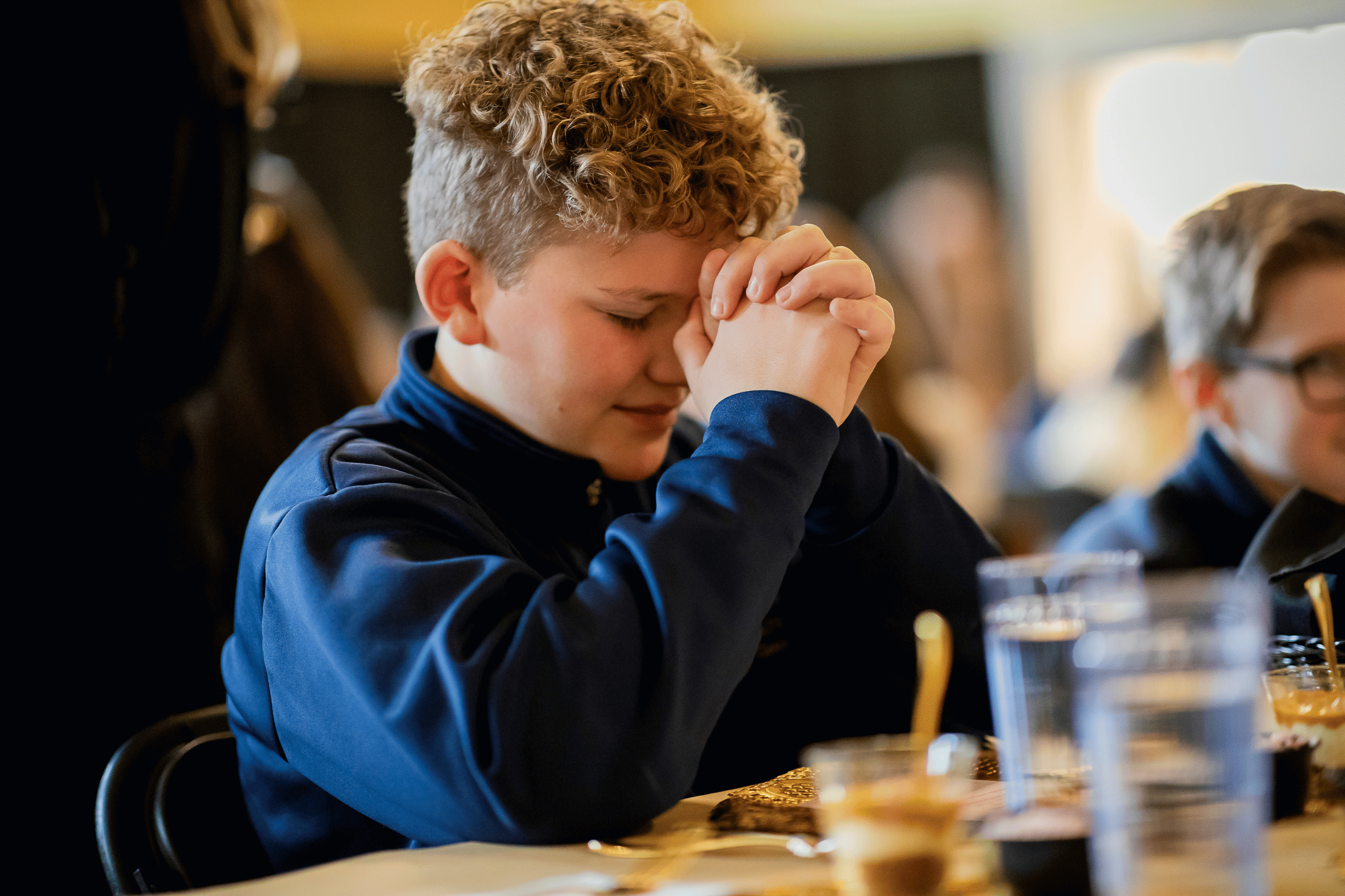 Lower School Boy Praying