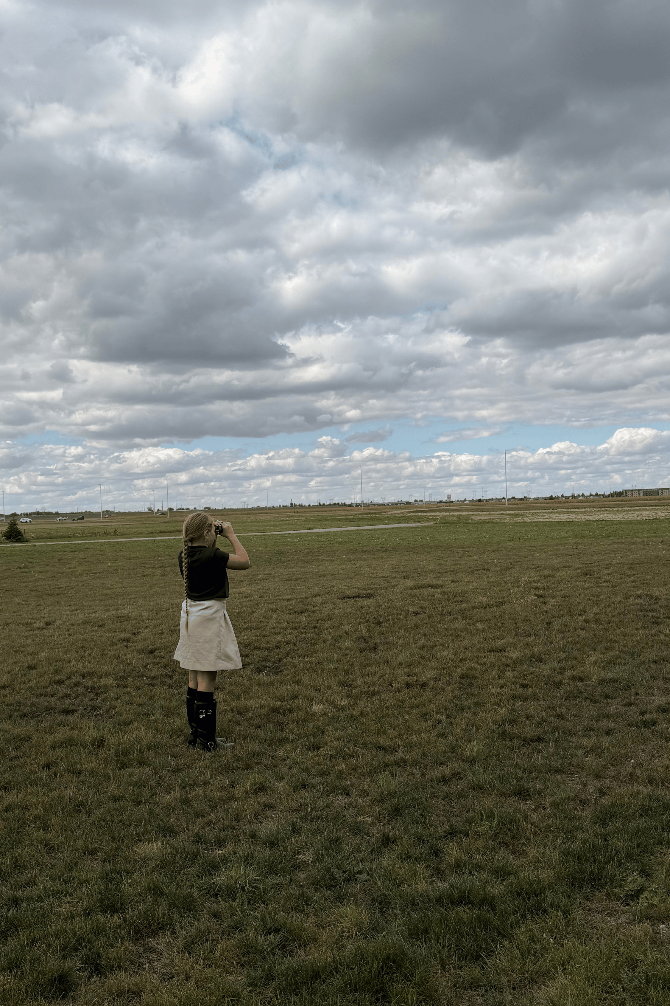 Learner Looking at Sky