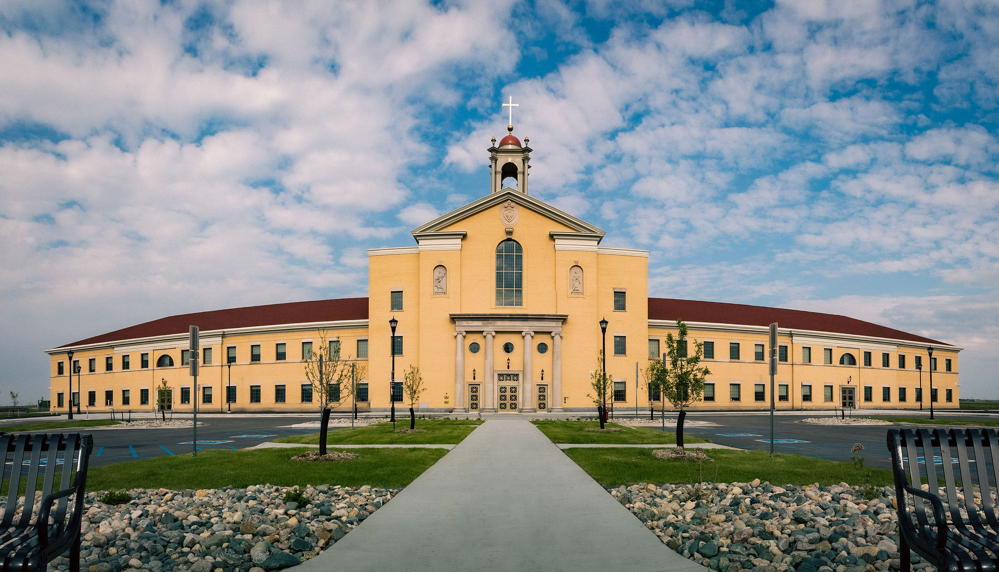 Front of School building