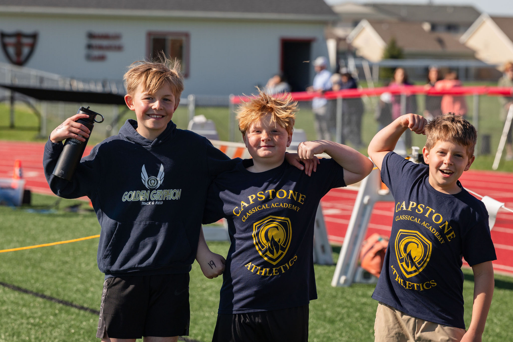 boys in track and field