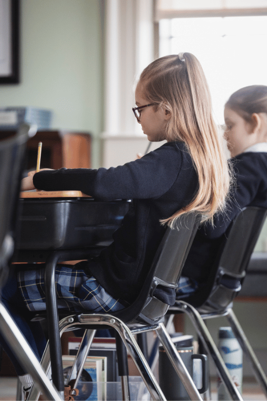 Girl at Desk