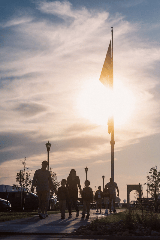 Solar Flare on Flagpole