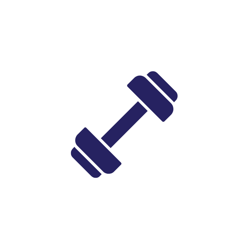 strength training icon small blue