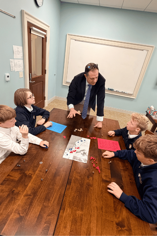 Students Playing History Game 2