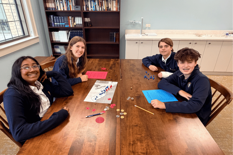Students Playing History Game 4