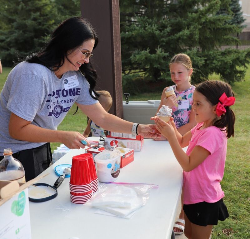 Ice cream social event