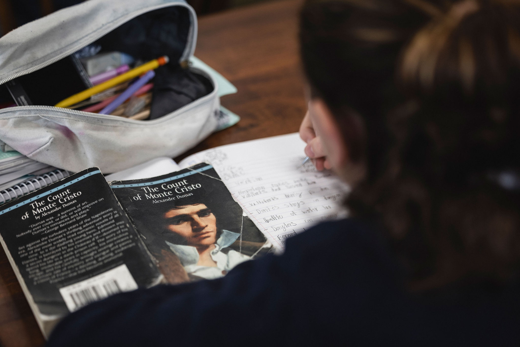 student reading count of monte cristo