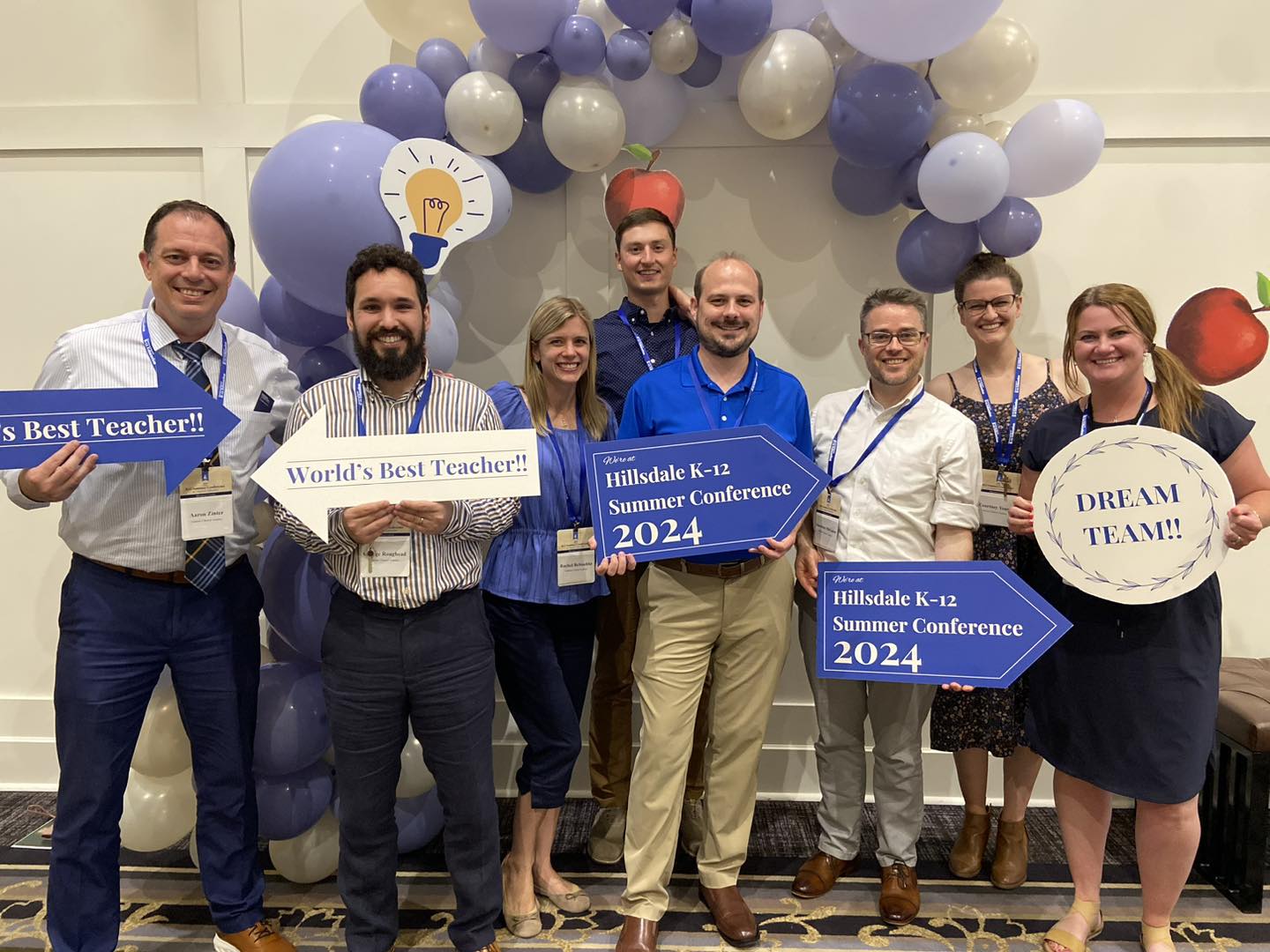 Picture of faculty and staff at Hillsdale conference