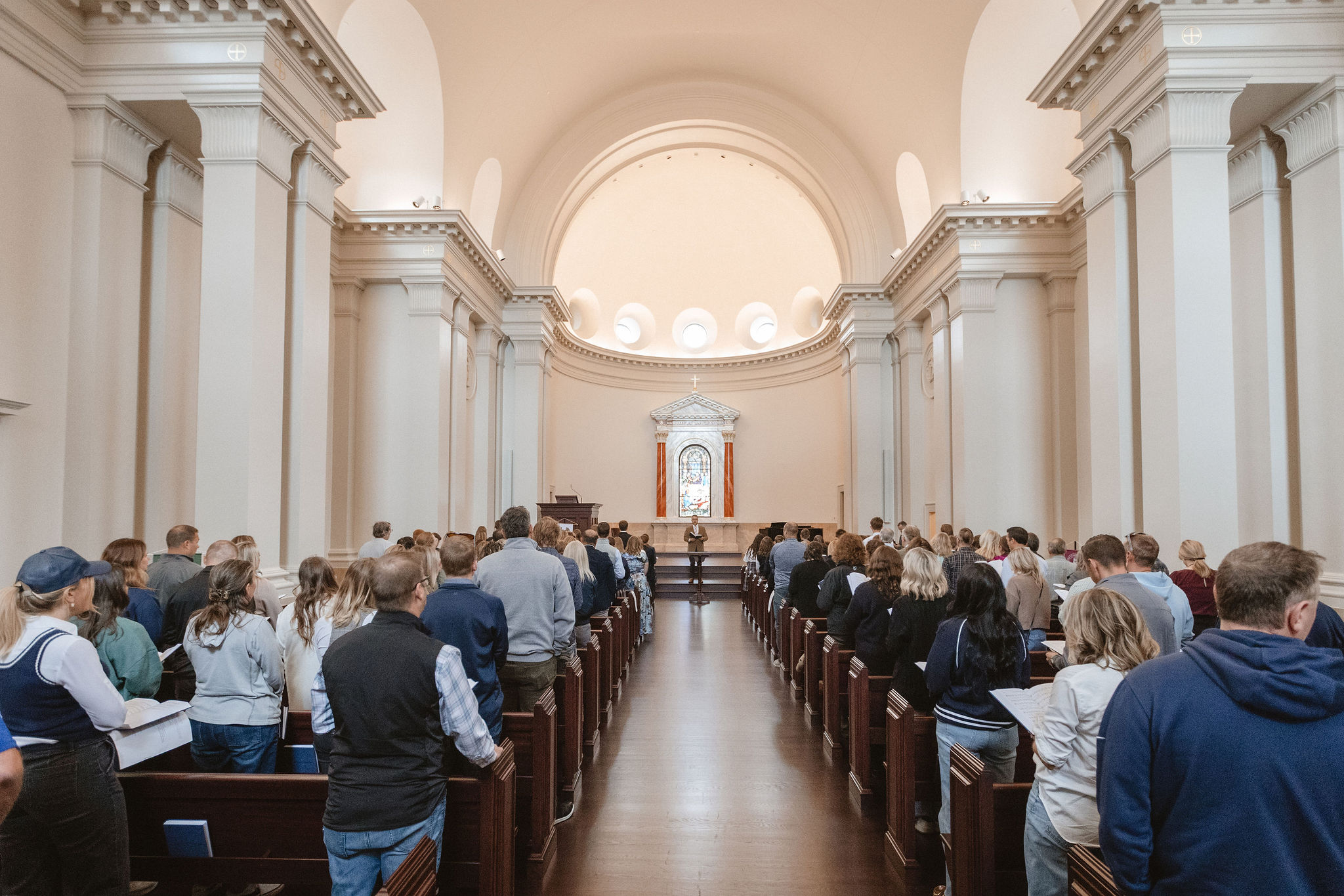 front of chapel shot